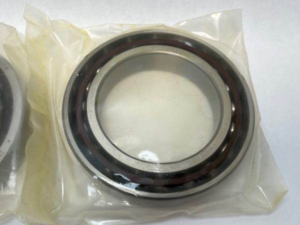 Angular Contact Ball Bearing – 80 mm ID, 125 mm OD, 22 mm Width, Open, 15° Contact Angle, Light Preload.
