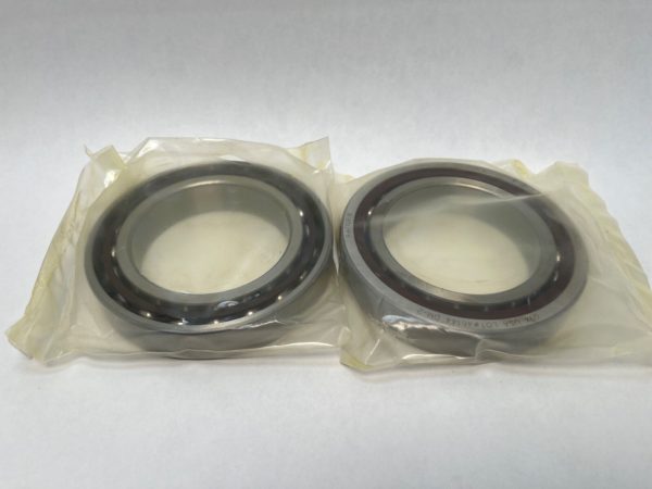 Angular Contact Ball Bearing – 80 mm ID, 125 mm OD, 22 mm Width, Open, 15° Contact Angle, Light Preload.