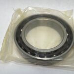 Angular Contact Ball Bearing – 80 mm ID, 125 mm OD, 22 mm Width, Open, 15° Contact Angle, Light Preload.