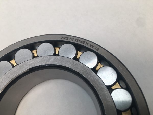Spherical Roller Bearing – Straight Bore, 65 mm ID, 120 mm OD, 31 mm Width, Open, Machined Brass Cage.