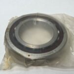 Angular Contact Ball Bearing – Straight Bore, 70 mm ID, 125 mm OD, 24 mm Width, Open, 25° Contact Angle, Light Preload.