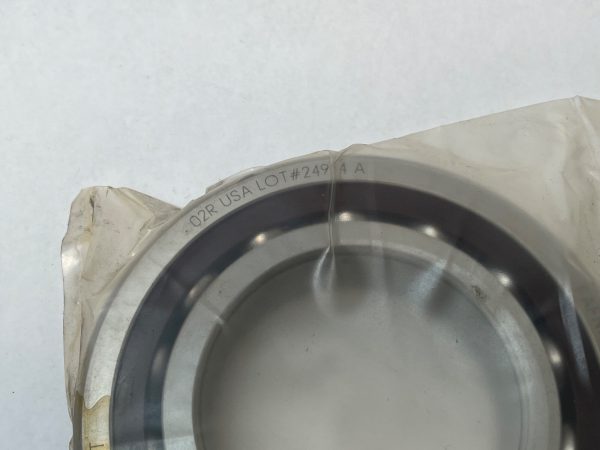 Angular Contact Ball Bearing – Straight Bore, 70 mm ID, 125 mm OD, 24 mm Width, Open, 25° Contact Angle, Light Preload.
