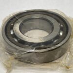 Angular Contact Ball Bearing – 65 mm ID, 140 mm OD, 33 mm Width, Open, 40° Contact Angle.