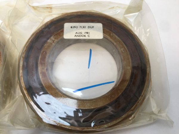 Angular Contact Bearing – 90 mm ID, 160 mm OD, 30 mm Width, Open, 15° Contact Angle