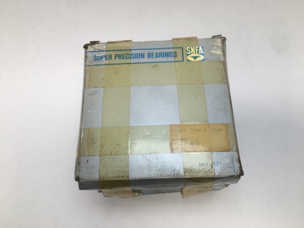 Angular Contact Ball Bearing – Straight Bore, 85 mm ID, 130 mm OD, 22 mm Width, Open, 15° Contact Angle.