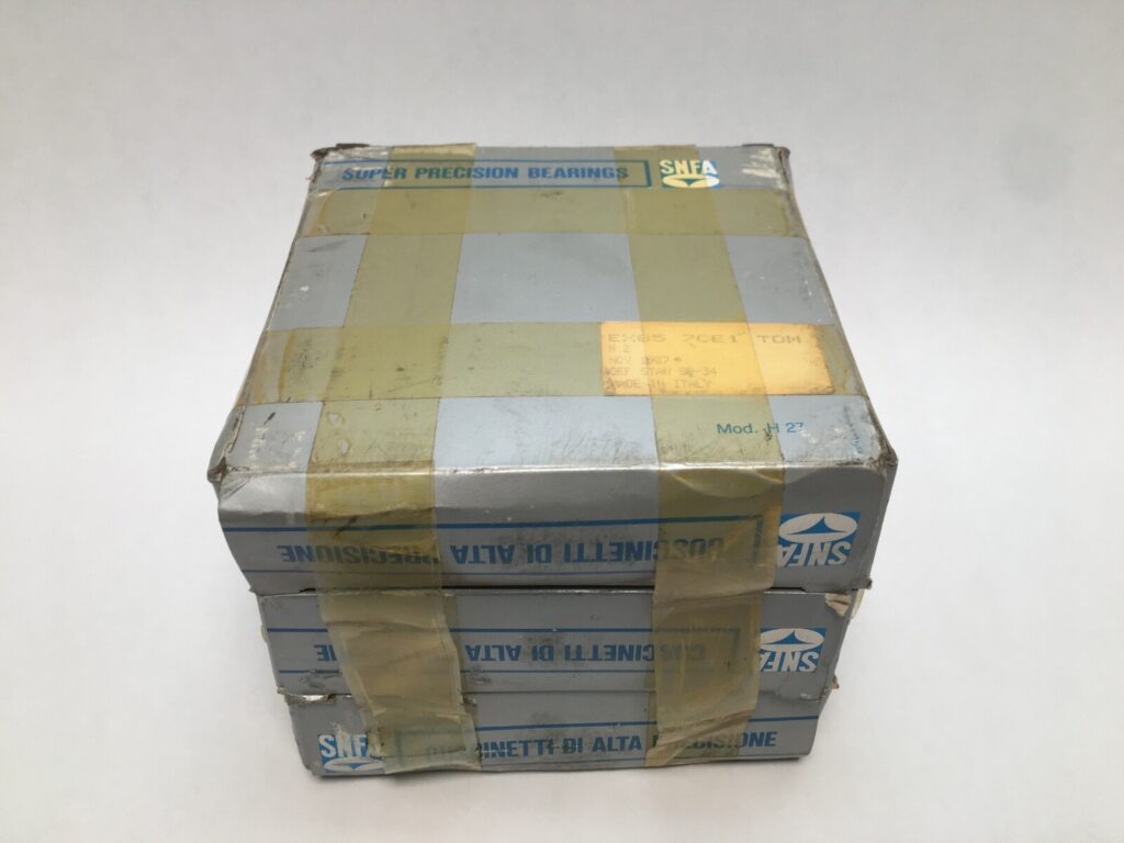 Angular Contact Ball Bearing – Straight Bore, 85 mm ID, 130 mm OD, 22 mm Width, Open, 15° Contact Angle.