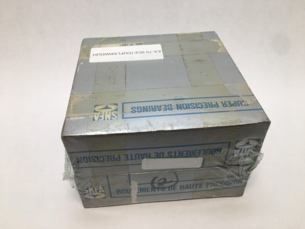Angular contact bearings – 75 mm ID, 115 mm OD, 20 mm Width, Open, 15°, Heavy Preload.
