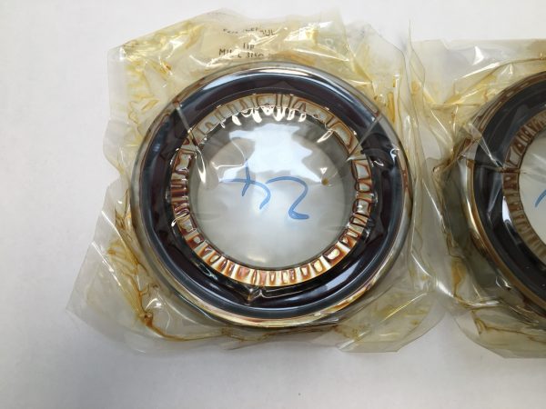 Angular contact bearings – 75 mm ID, 130 mm OD, 25 mm Width, Open, 15°, Light preload.