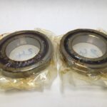 Angular contact bearings – 75 mm ID, 130 mm OD, 25 mm Width, Open, 15°, Light preload.