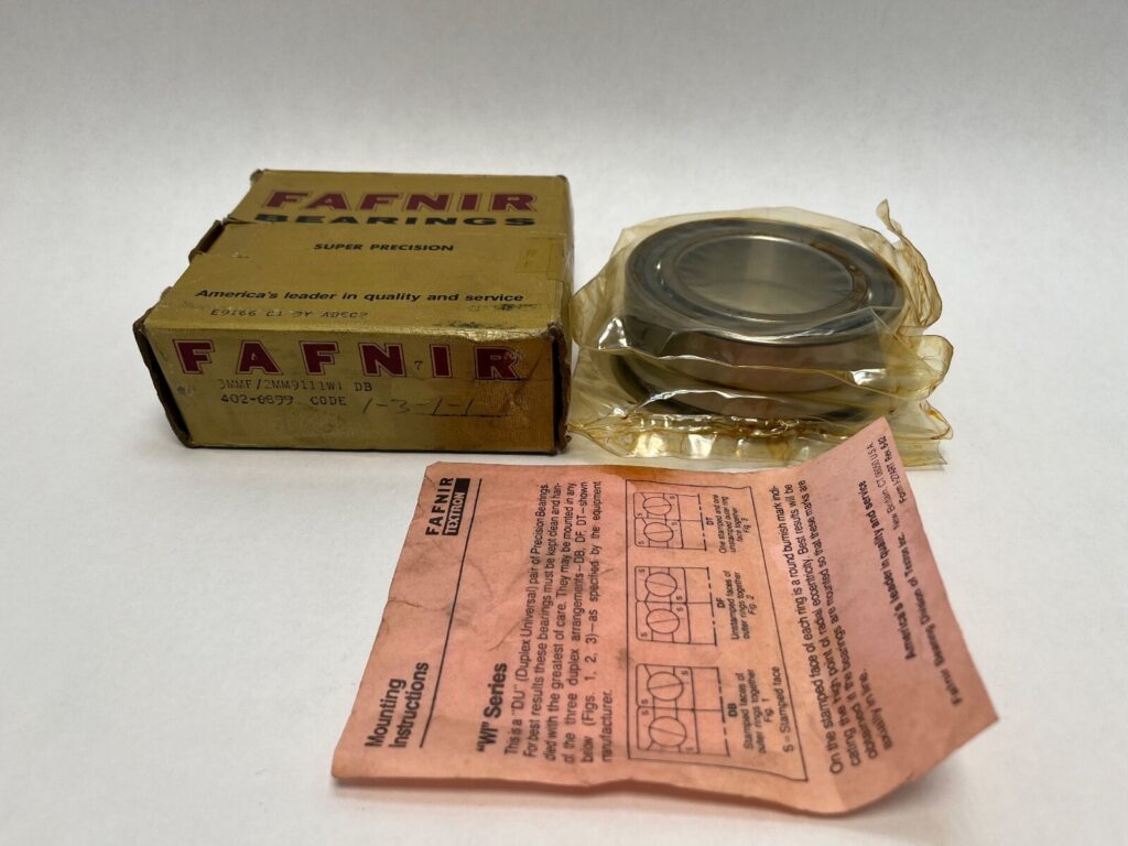Fafnir 3MMF/2MM9111WIDB Bearing 55x90x18 mm 7011 3MMF/2MM-9111-WI-DB USA 2 Pcs