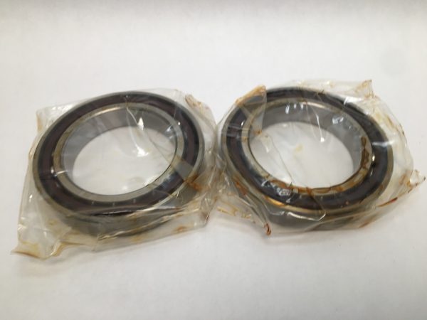Angular contact bearings – 75 mm ID, 115 mm OD, 20 mm Width, Open, 25°, Light preload.