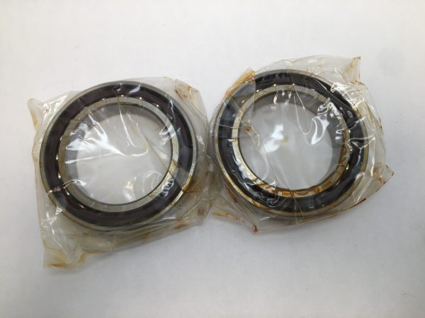 Angular contact bearings – 75 mm ID, 115 mm OD, 20 mm Width, Open, 25°, Light preload.