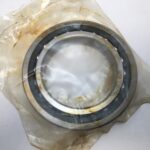 Angular Contact Ball Bearing – 90 mm ID, 140 mm OD, 24 mm Width, Open, 15° Contact Angle, Light Preload.