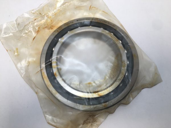 Angular Contact Ball Bearing – 90 mm ID, 140 mm OD, 24 mm Width, Open, 15° Contact Angle, Light Preload.