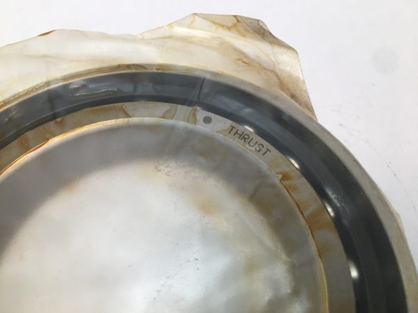 Angular Contact Ball Bearing – 90 mm ID, 140 mm OD, 24 mm Width, Open, 15° Contact Angle, Light Preload.