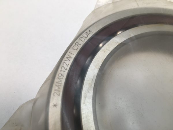 Angular Contact Ball Bearing – Straight Bore, 110 mm ID, 170 mm OD, 28 mm Width, Open, 15° Contact Angle.