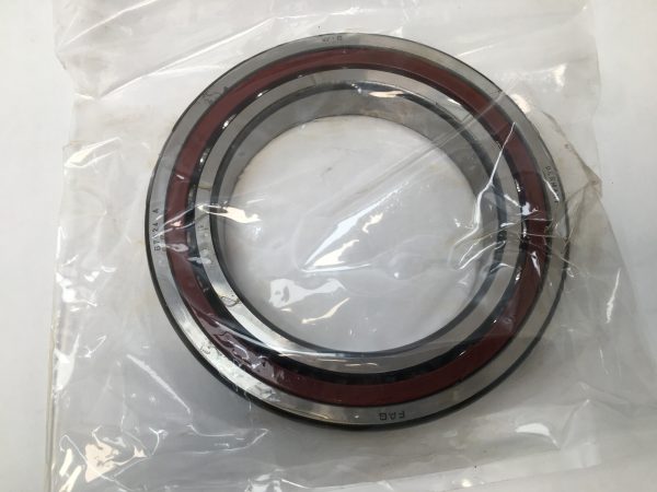 Angular Contact Ball Bearing – Straight Bore, 120 mm ID, 180 mm OD, 28 mm Width, Open, 15°, ABEC 7 / P4 Precision.