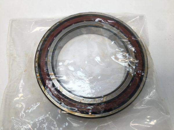 Angular Contact Ball Bearing – Straight Bore, 120 mm ID, 180 mm OD, 28 mm Width, Open, 15°, ABEC 7 / P4 Precision.