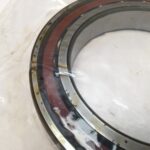 Angular Contact Ball Bearing – Straight Bore, 120 mm ID, 180 mm OD, 28 mm Width, Open, 15°, ABEC 7 / P4 Precision.