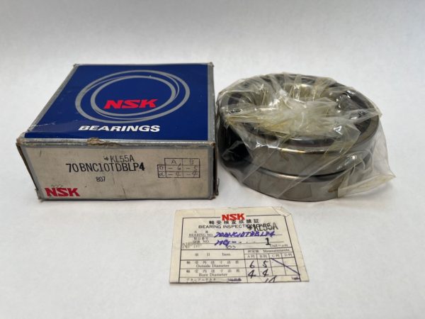 NSK 70BNC10TDBLP4 Bearing 70x110x20 mm 7014 70BNC10 T DBL P4 Japan 2 Pcs