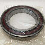 Angular Contact Ball Bearing – 140 mm ID, 210 mm OD, 33 mm Width, Open, 25° Contact Angle, Light Preload.