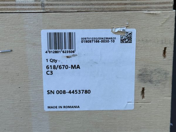 Deep Groove Ball Bearing – Straight Bore, 670 mm ID, 820 mm OD, 69 mm Width, Open, Without Snap Ring