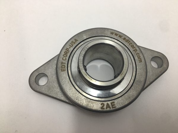 EDT ZW2AE81-7/16 Flange Mount Bearing Unit ZW2AE8 1-7/16″ ID Stainless USA