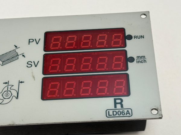 OCM LD06A Readout Display R LD060A PV RUN SV mm/in