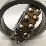Self-Aligning Ball Bearing – Tapered Bore, 110 mm ID, 240 mm OD, 50 mm Width, Open, Brass Cage.