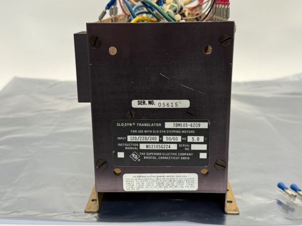 SLO-SYN TBM105-6209 Translator 120/220/240V 50/60Hz 5.0A TBM1056209