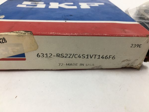 Deep Groove Ball Bearing – Straight Bore, 60 mm ID, 130 mm OD, 31 mm Width, Single Seal, C4 Internal clearance