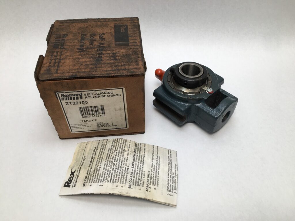 Rexnord ZT22100 Take-Up Bearing Unit 1″ ID ZT2-2100 w/ collar REX DODGE USA