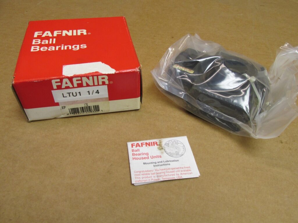 Take-Up Unit – 1.2500 in Bore, Cast Iron Housing, Wide Inner Ring Bearing, Eccentric Locking Collar.