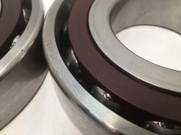 Angular contact bearings – 90 mm ID, 190 mm OD, 43 mm Width, Open, 40°.