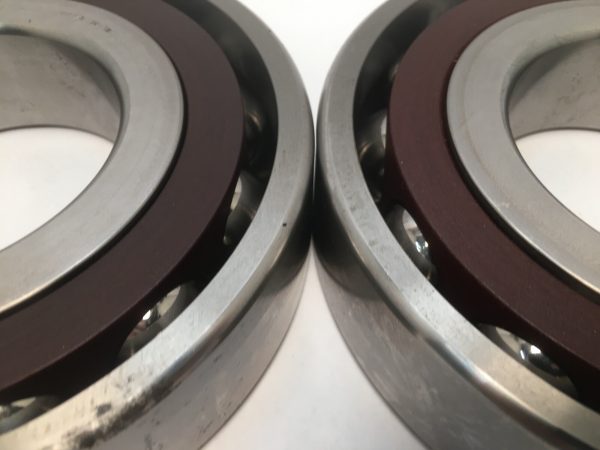 Angular contact bearings – 90 mm ID, 190 mm OD, 43 mm Width, Open, 40°.