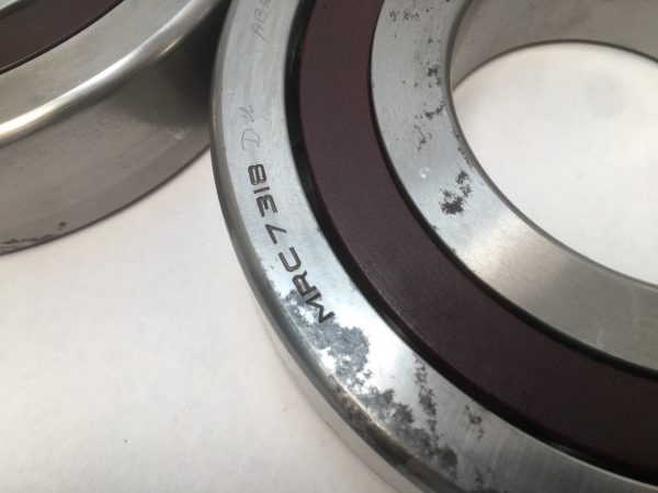 Angular contact bearings – 90 mm ID, 190 mm OD, 43 mm Width, Open, 40°.