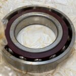 Angular contact bearings – 65 mm ID, 120 mm OD, 23 mm Width, Open, 25°, Light preload.