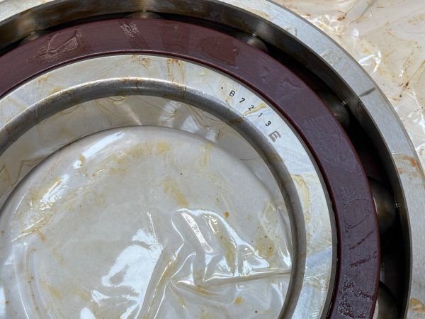 Angular contact bearings – 65 mm ID, 120 mm OD, 23 mm Width, Open, 25°, Light preload.