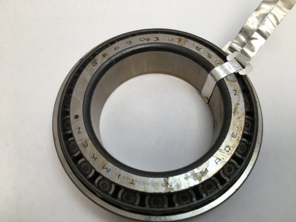 Tapered Roller Bearing Set – 3.0625 in Bore, 5.000 in Cup Outer Diameter, 0.8125 in Cup Width, 1.1875 in Cone Width, Class 3, Case-Hardened Alloy Steel.