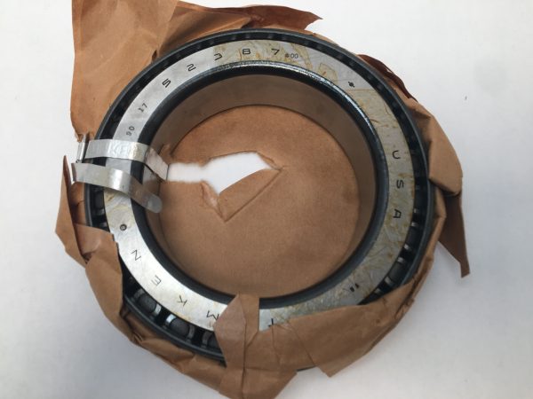 Tapered Roller Bearing – 3.8750 in Bore, 6.1875 in Cup Outer Diameter, 1.1250 in Cup Width, 1.4219 in Cone Width, class 2, Case-Hardened Steel.