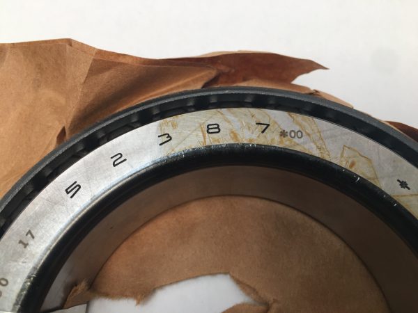 Tapered Roller Bearing – 3.8750 in Bore, 6.1875 in Cup Outer Diameter, 1.1250 in Cup Width, 1.4219 in Cone Width, class 2, Case-Hardened Steel.