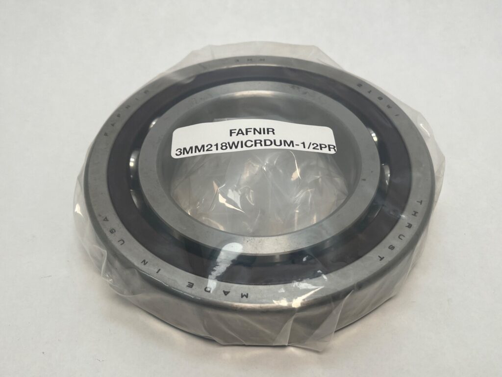 Angular contact bearings – 90 mm ID, 160 mm OD, 30 mm Width, Open, 25°, Medium preload.