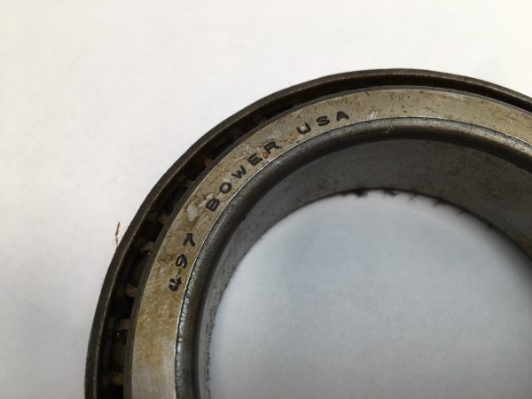 Bower 497 Taper Bearing Cone 3-3/8″ ID USA 4 pcs