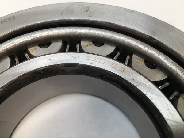 Cylindrical Roller Bearing – Straight Bore, 100 mm ID, 215 mm OD, 47 mm Width, 1 Row, C3 Internal Clearance.