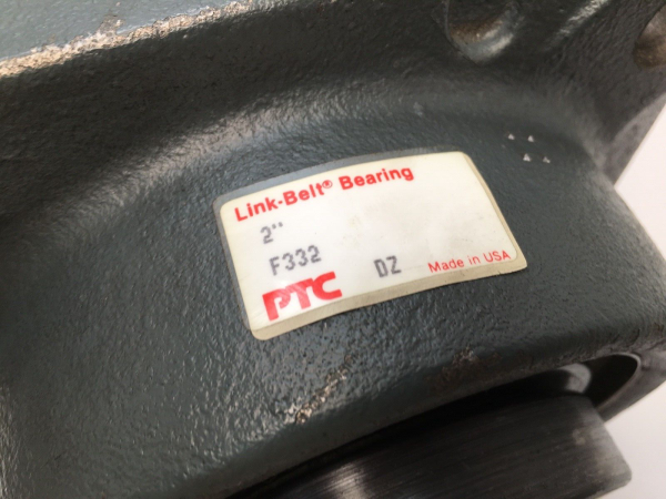 LinkBelt F332 Flange Mount Bearing 2″ ID F 332 DZ Pillow Block USA