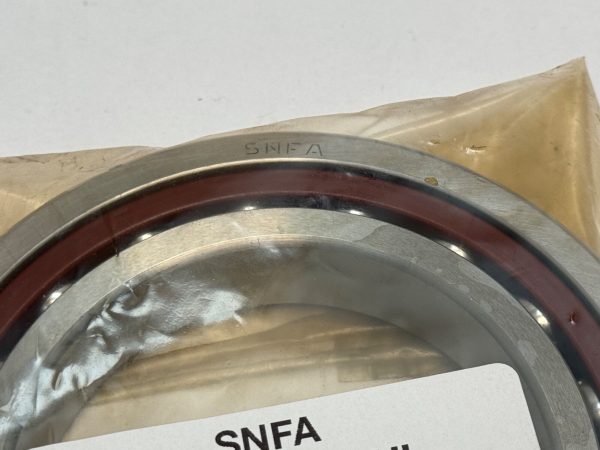Angular contact bearing – 80 mm ID, 125 mm OD, 22 mm Width, Open, 15°, Light preload.