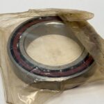 Angular contact bearing – 80 mm ID, 125 mm OD, 22 mm Width, Open, 15°, Light preload.