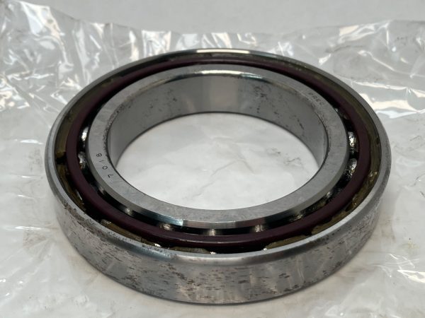 Angular Contact Ball Bearing – Straight Bore, 90 mm ID, 140 mm OD, 24 mm Width, Open, 15° Contact Angle, Medium Preload.