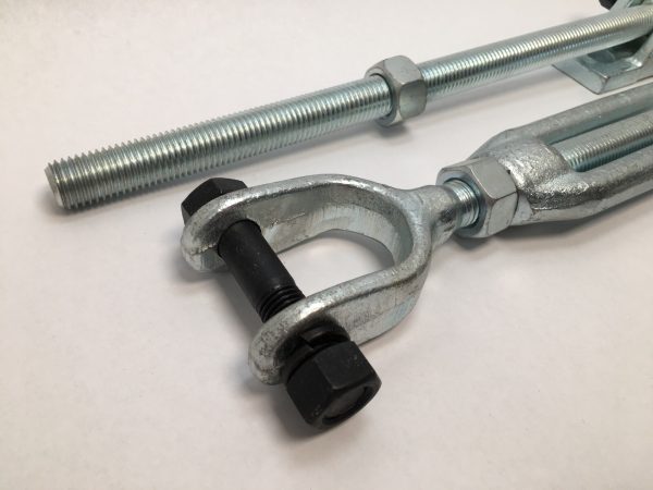 040A01202 M20 Swivel Connector & Tensioner 100mm Mounting C-C M20 Thread