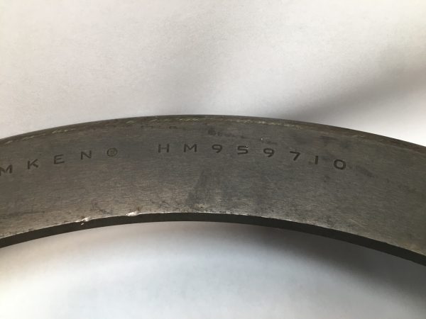 Single Cup – 19.6830 in Cup Outer Diameter, 2.2500 in Cup Width, class 2, Case-Carburized Steel.